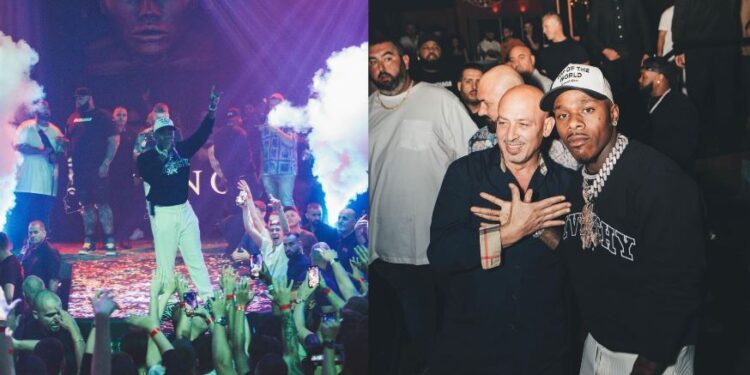 Dhuroi spektakël në Prishtinë, momenti ku reperi me famë botërore bën shqiponjën me duar