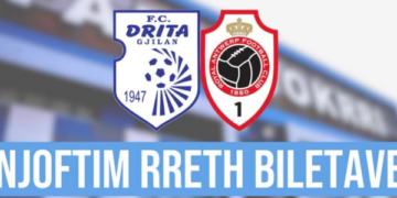 Drita – Antwerp/ Biletat dalin në shitje nesër, çmimet janë nga 2 deri në 20 euro