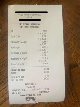 Ndodh edhe kjo: Një lokal në Shtime faturon tre feferona 1 euro 50 centë