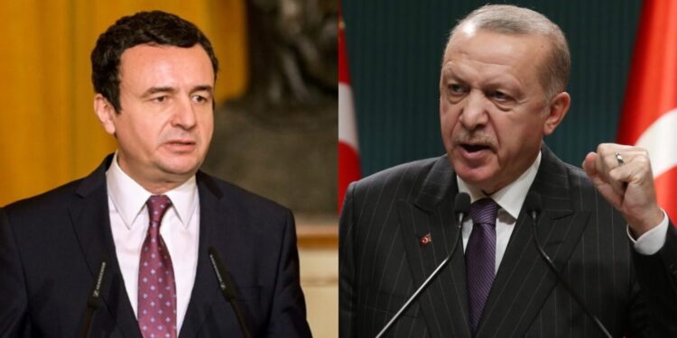Sondazhi i institutit amerikan: Në Kosovë pëlqyeshmëria për Erdoganin është më e madhe se për Albin Kurtin
