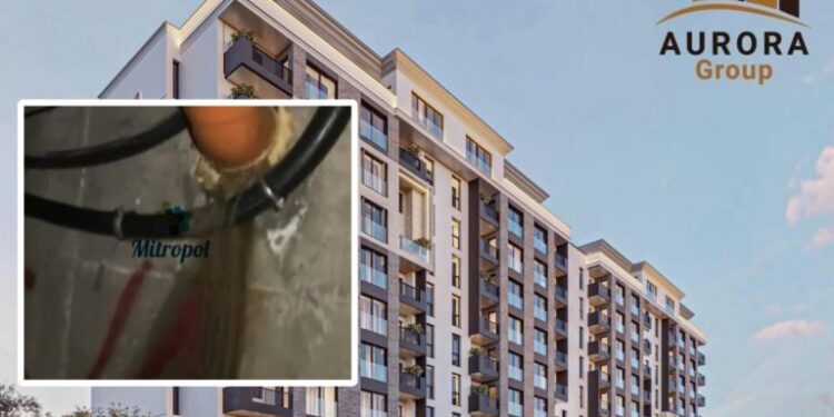 Banesat e “Aurora Group” me shumë telashe, kanalizimi po rrjedh brenda në parkingje, kundërmon era jashtëqitje