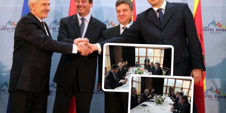 Transkript/Foto: Minishengeni ide e presidentit Fatmir Sejdiu, ish-këshilltarja Vjosa Osmani që i qëndronte në krah ia atribuon Serbisë