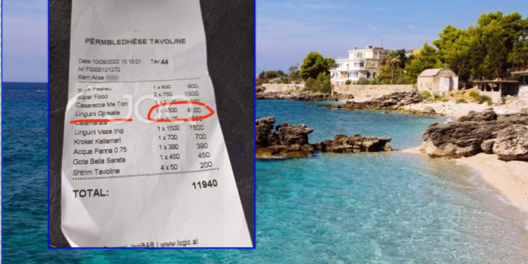 “Katastrofë” çmimet në jug të Shqipërisë, pushuesi paguan 38 euro për makarona