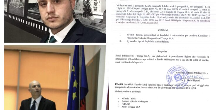 Zgjedhet sekretari i ndërmarrjes “Trepça”, ai është vëllai i resë së kryesuesit të Bordit, Bahri Hyseni