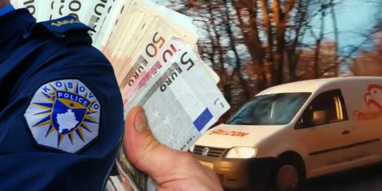 Shoferi i postës së shpejtë ‘Falcon’ inskenon grabitjen e armatosur, denoncon rrejshëm se hajnat ia morën 1 mijë euro