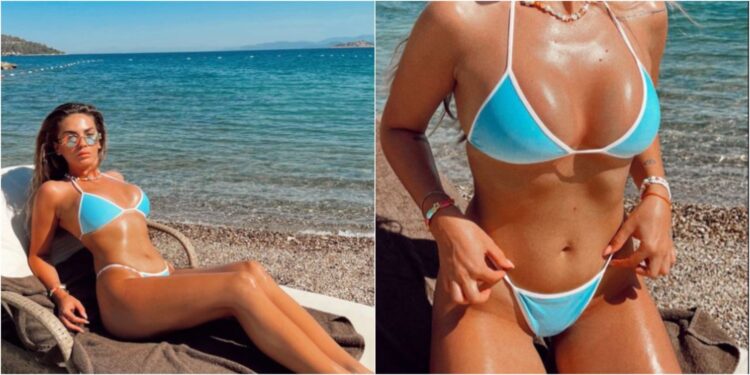 Beatrix Ramosaj i “vë flakën” bregdetit, publikon fotot e nxehta dhe ka nevojë për ju!