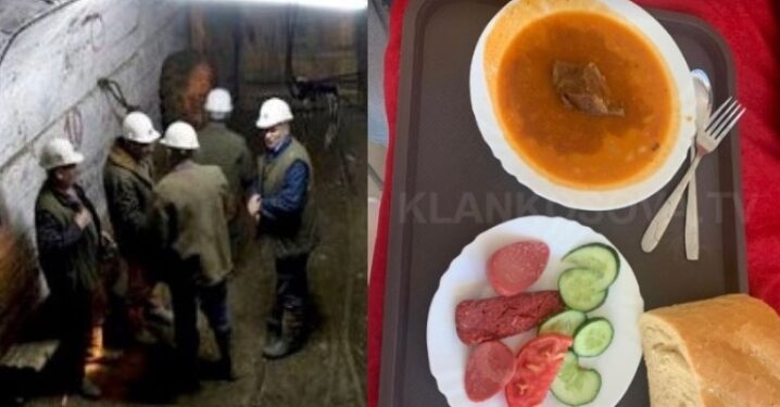 Punojnë qindra metra nën tokë, minatorët ushqehen ‘ligsht’ për drekë