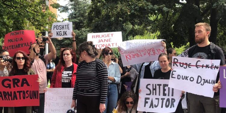 Protestohet sërish për rastin e 11-vjeçares në Prishtinë