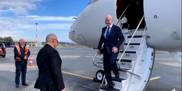 Infantino arrin në Kosovë