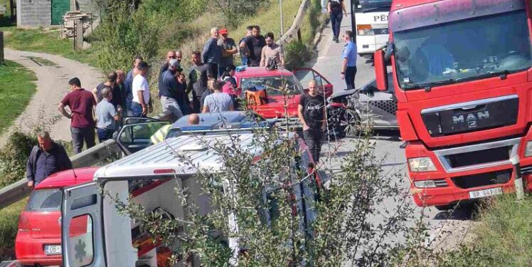 Aksident në magjistralen Gjilan – Prishtinë, deklarohet policia