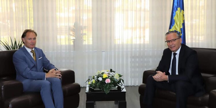 Bedri Hamza takohet me ambasadorin suedez, bisedojnë për zhvillimin ekonomik në Mitrovicë