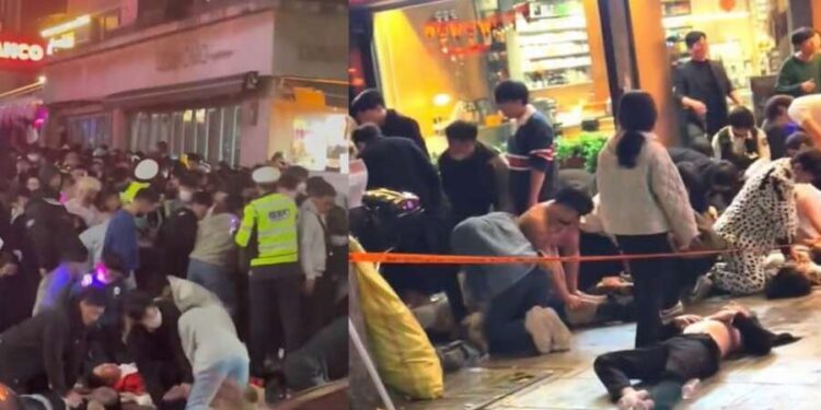 Pamjet tregojnë njerëz të ngujuar e kufoma në rrugë nga incidenti që la të vdekur 151 persona në Seul