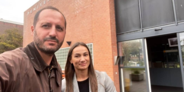 Majlinda Kelmendi viziton ish-krerët e UÇK’së në Hagë