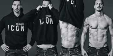 Ibrahimovic i futet modelingut pozon për brendin italian