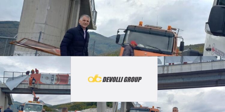 Dominimi i “Devolli Group” po venitet, zëvendësministri del në terren për të mbikqyrur heqjen e reklamave të kësaj kompanie