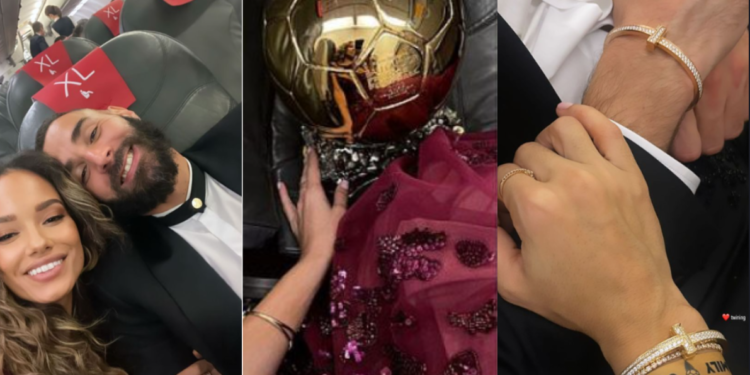 Pasi fitoj Topin e Artë, Benzema kthehet në Madrid me të dashurën e re