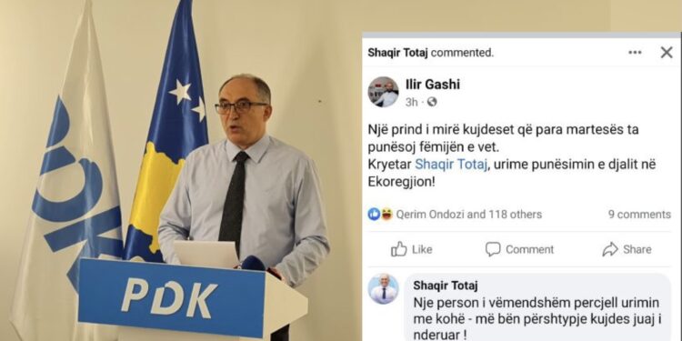 Anëtari i VV-së e uron ironokishit për punësimin e djalit, Totaj: Një person i vëmendshëm e përcjell urimin me kohë
