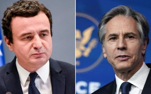 Kurti bisedon me Blinken: E informova për progresin e vazhdueshëm të Kosovës