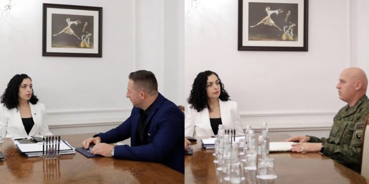 Veriu i ndaluar për FSK’në, çfarë sinjale çoi presidentja duke takuar Komandantin dhe Ministrin