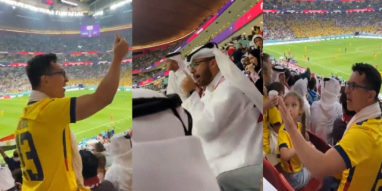 Momenti kur tifozi ekuadorian akuzon për blerje me para të ndeshjes dhe revoltimi i tifozëve të Katarit që ishin aty pranë