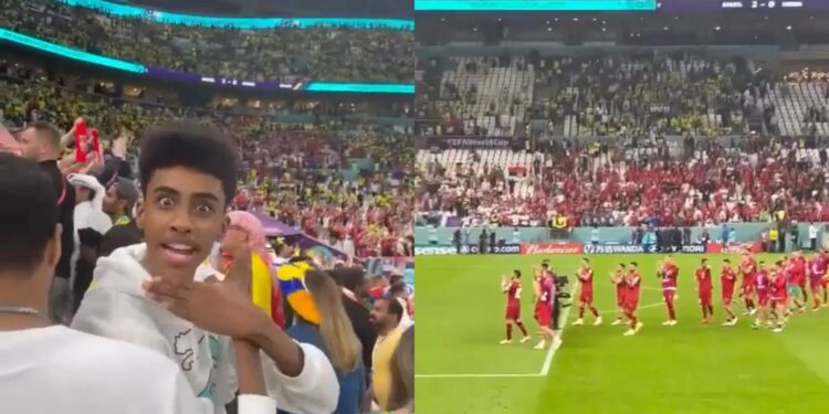 Tifozi nga Katari bën shqiponjën para futbollistëve të Serbisë (VIDEO)