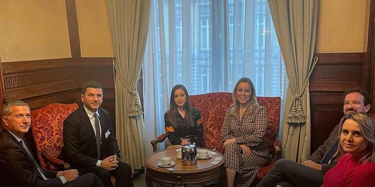 Memli Krasniqi takon përfaqësuesit e partive liberale në Holandë e Belgjikë