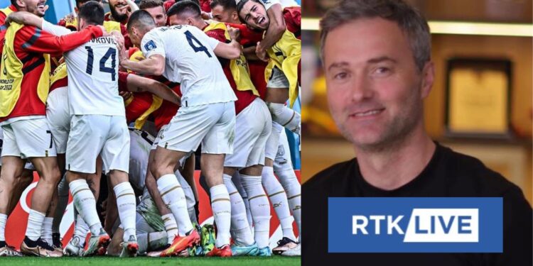 Komentatori Berisha injoron lojtarët serb për 28 Nëntor, refuzon t’ua përmend emrat