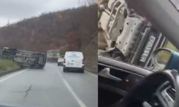 Vetaksidentohet vetura zyrtare, tre persona dërgohen në spital