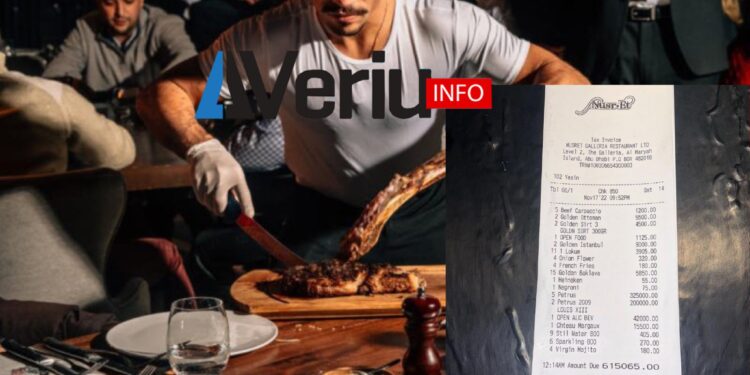 Nusret publikon faturën e çmendur, një klient pagoi darkë 161 mijë euro, sa dy banesa në Prishtinë
