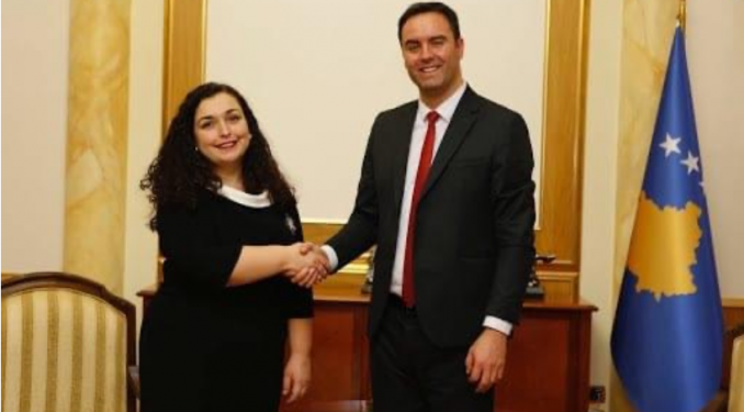 Vjosa Osmani ia bart përgjegjësit e presidentes, kryetarit Glauk Konjufca