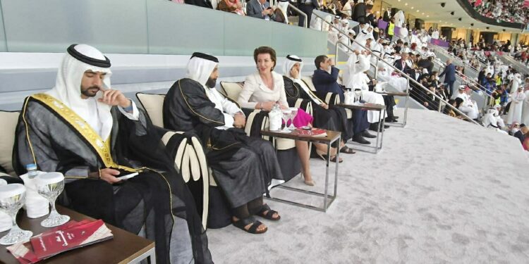 Jahjaga mes sheikëve në Katar, shpërndan fotografi nga ceremonia e hapjes së Botërorit