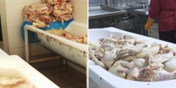 Zbulohet vendi skandaloz ku përpunohej mishi i pulës dhe përdorej për sufllaqe: AKU bllokon 450 kg mish, arrestohet pronari