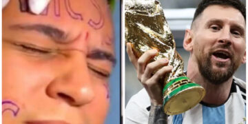 Argjentinasi i çmendur, bën tatuazh emrin e Messit në fytyrë