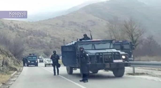Njësitë Speciale vendosen në rrugën e fshatrave Bistricë e Cerajë, shumë afër Leposaviqit