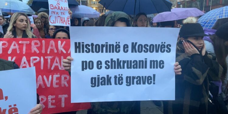Nis protesta në Prishtinë pas vrasjes së 35-vjeçares nga ish-bashkëshorti i saj