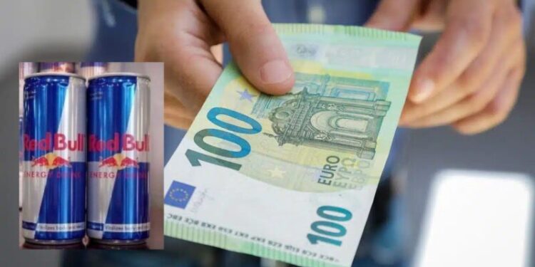 Gjakovari paguan dy ‘Redbulla’ me 100 euro false, merr rreth 97 euro kusur origjinal
