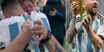 E morët gabim! Gruaja që Messi e përqafoi kur fitoi Kupën e Botës nuk ishte nëna e tij