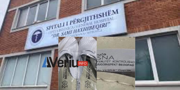 “Spitali i Mitrovicës u furnizua me papuçe të prodhuara në Serbi”, vlera mbi 18 mijë euro