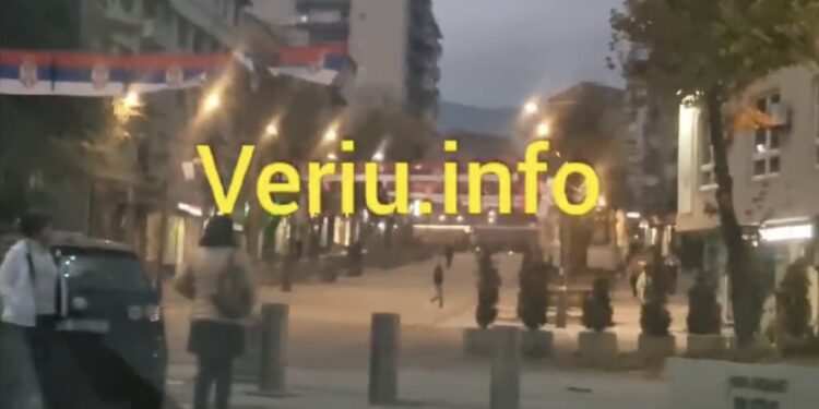 Veriu i Mitrovicës i zbrazët pas shpërthimeve që ndodhën sot (VIDEO)