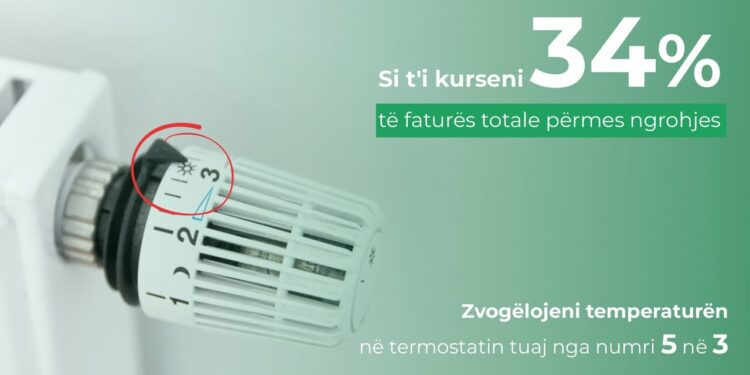 Si t’i kurseni 34 për qind të faturës totale përmes ngrohjes