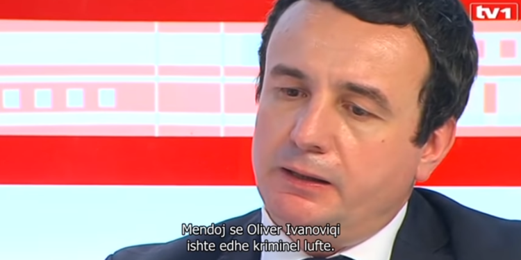 Albin Kurti më 2018: Mendoj se Oliver Ivanoviqi ishte kriminel lufte