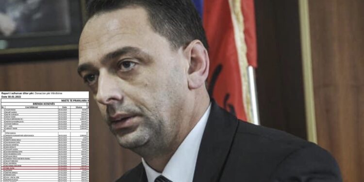Shembull i mirë: Kryetari Nura jep 1 mijë euro nga xhepi i tij në donacionin për vërshimet në Skenderaj
