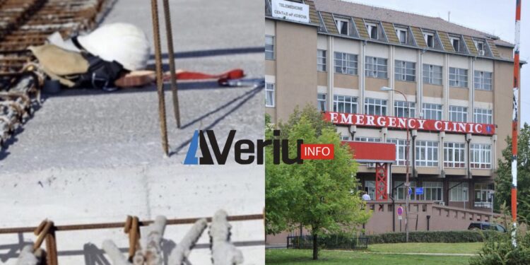 E dhimbshme: Një person rrëzohet në vendin e punës në Ferizaj, dërgohet urgjent në QKUK