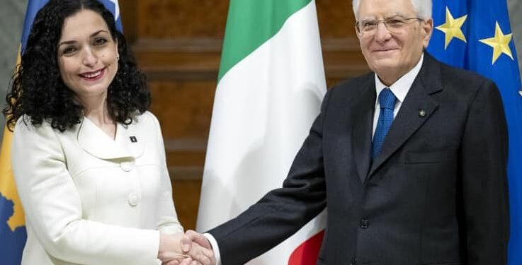Osmani deklarohet pas vizitës në Itali: Na bashkon orientimi ynë i përbashkët për paqe, demokraci e sundim të ligjit