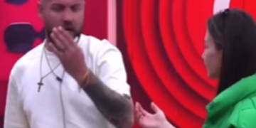 “Lem rahat oj burrneshë”/ Nxehet Luizi, i ngre zërin dhe e shtyn Kiarën