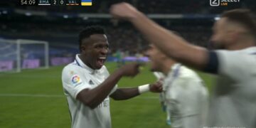 Vinicius si ”ferrari” dyfishon rezultatin ndaj Valencias (VIDEO)