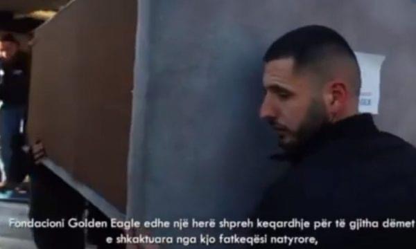 Fondacioni Golden Eagle dhuron mobilje në vlerë prej 10 mijë euro për 25 familje të prekura nga vërshimet