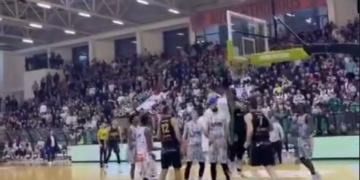 Pamje: Momenti kur lojtari i Trepçës e theu tabelën e koshit