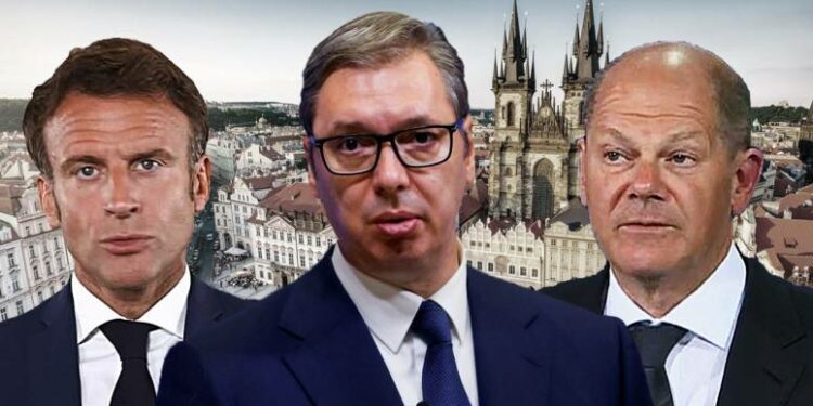 Në prag të takimit të 27 shkurtit, Vuçiq pranon letër nga Macroni, Scholzi e Meloni