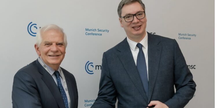 Borrelli takohet me Vuçiqin, i kërkon avansim për planin franko-gjerman